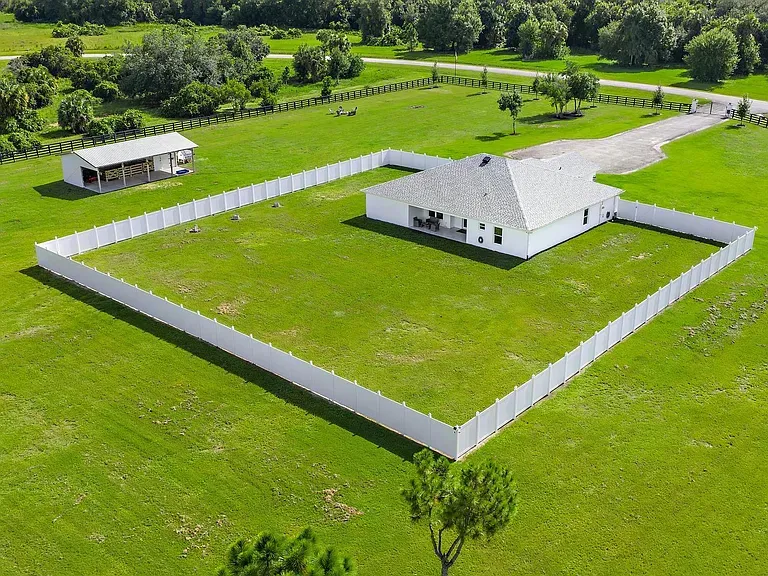 House surrounded by greenery