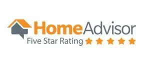 Five-star HomeAdvisor logo