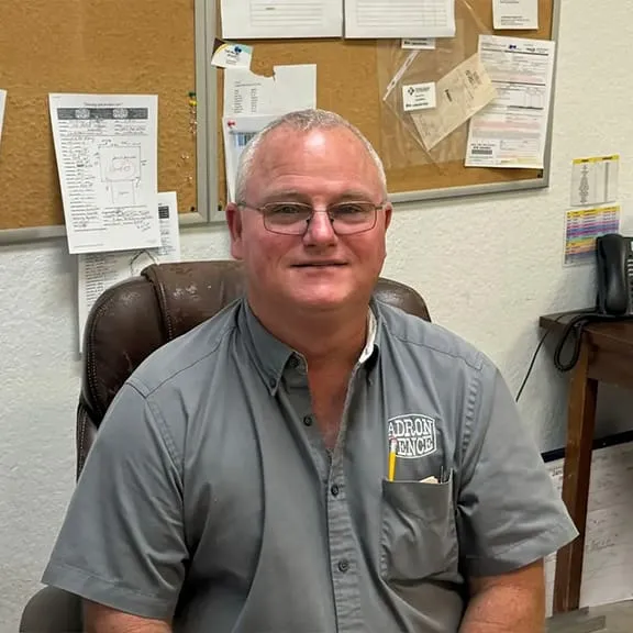 Man sitting in office chair